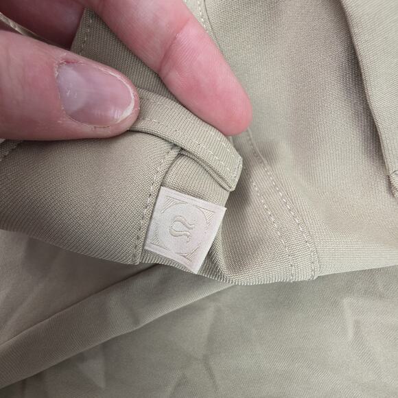 Lululemon ABC Pants Mens 28x31 Tan Beige Commission Warpstreme Stretch Chino - Picture 5 of 6